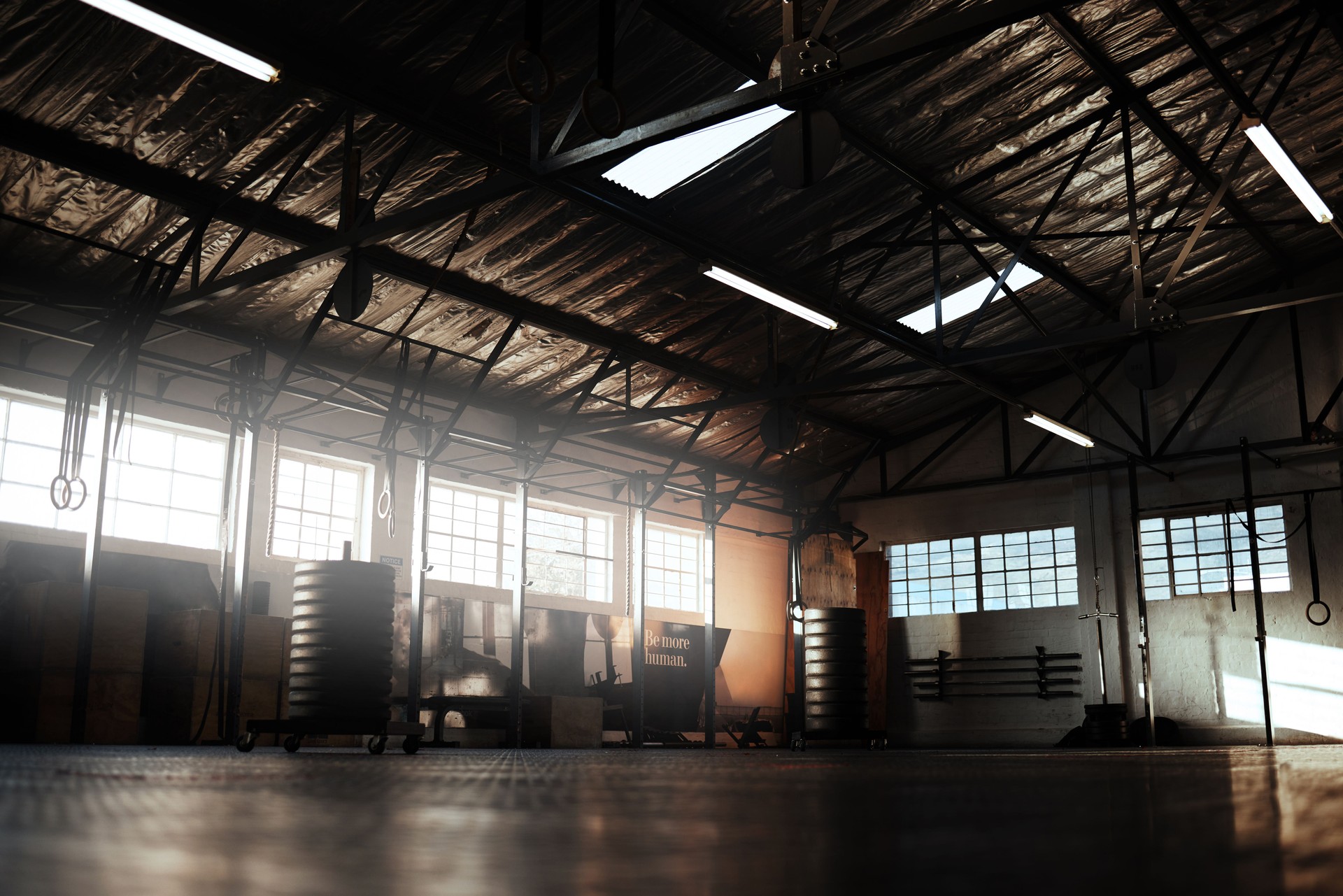 Shot of an empty gym ready to be used